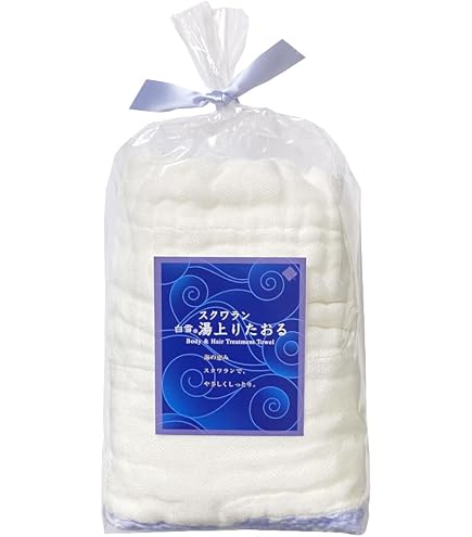 Amazon｜垣谷繊維 白雪スクワラン うるおいはんかち｜ハンドタオル